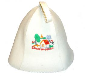 Изображение шапка для бани и сауны «банька по-русски» (войлок)