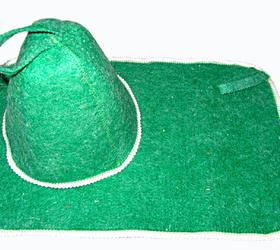 Изображение набор для бани и сауны «в ассортименте» (шапка, коврик)