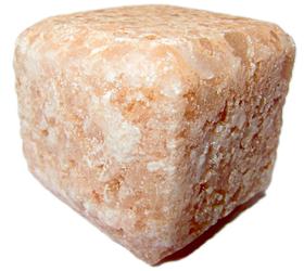 Изображение соляная плитка» ионы здоровья» малая с гималайской солью 200 гр. для бани и сауны