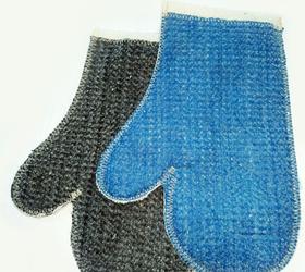 Изображение рукавица для бани и сауны «цветная»